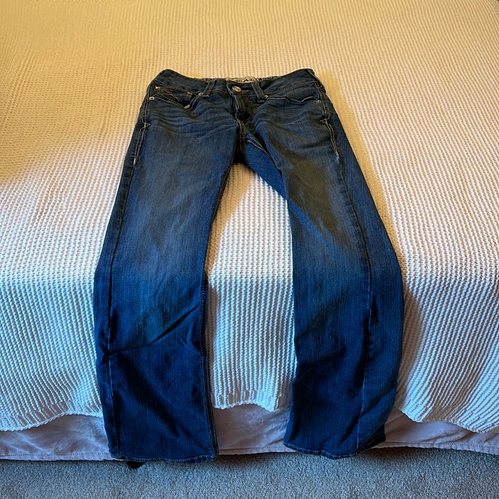 Ariat bootcut jeans.
